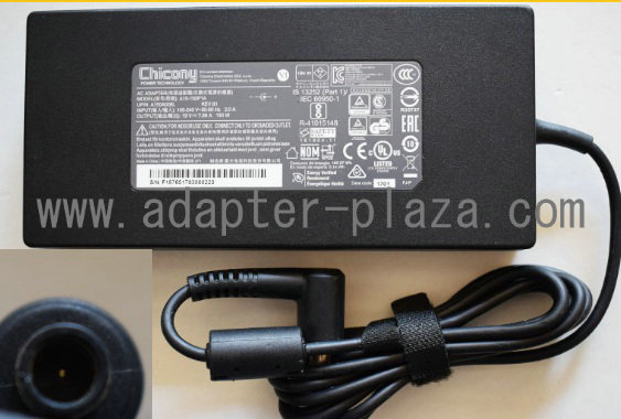 New Chicony A15-150P1A A150A00BL REV:01 Powe adapter For Chicony 911GT 911-S5A 19V 7.89A ac adapter pin inside
